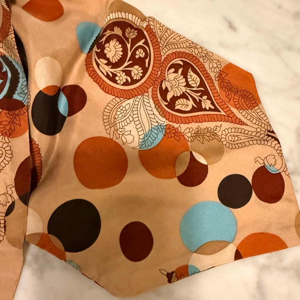Colorful Patterned Scarf - Picture 2 of 2